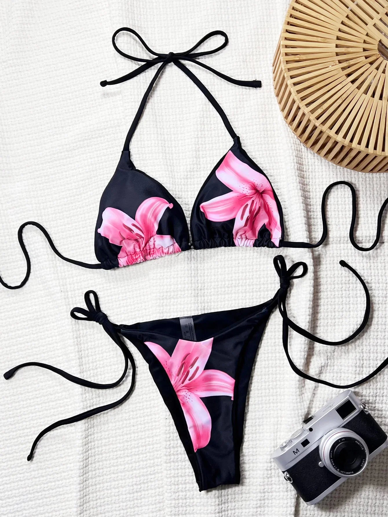 Swimsuit Women Bikini Print Style Sexy Women's Split Swimsuit 2025 Fashion Swimwear m