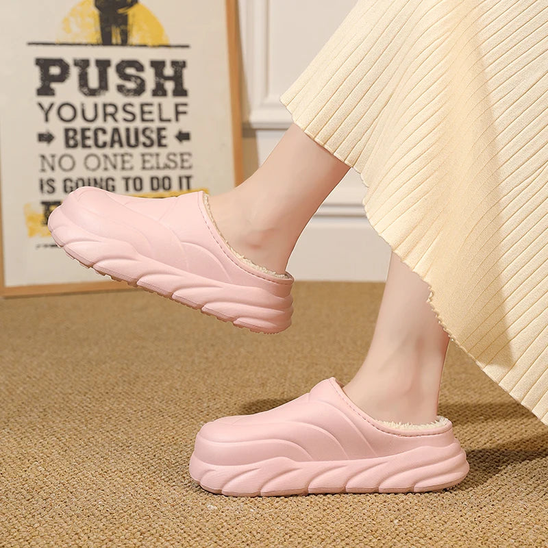 Winter Plush Slippers Unisex Unisex Home Sandals Women Orginal Indoor Flat Shoes Soft Men Fashion High Quality Non Slip Bedroom
