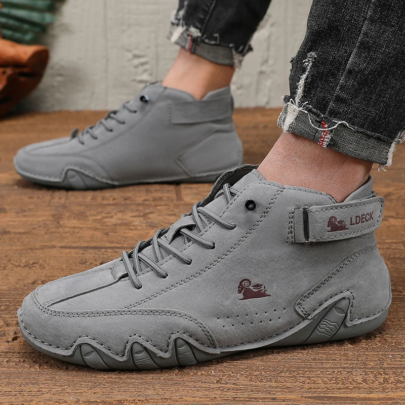 Leisure Men's Boots High-quality Stitching Soft Sole Comfortable Breathable Non Slip Durable Upper Cycling Couple Platform Boots