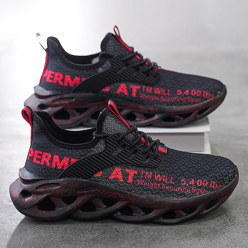 Men’s Sneakers Comfortable Breathable Platform Shoes Man Running Shoes Breathable Comfortable Fashion Walking Sneakers