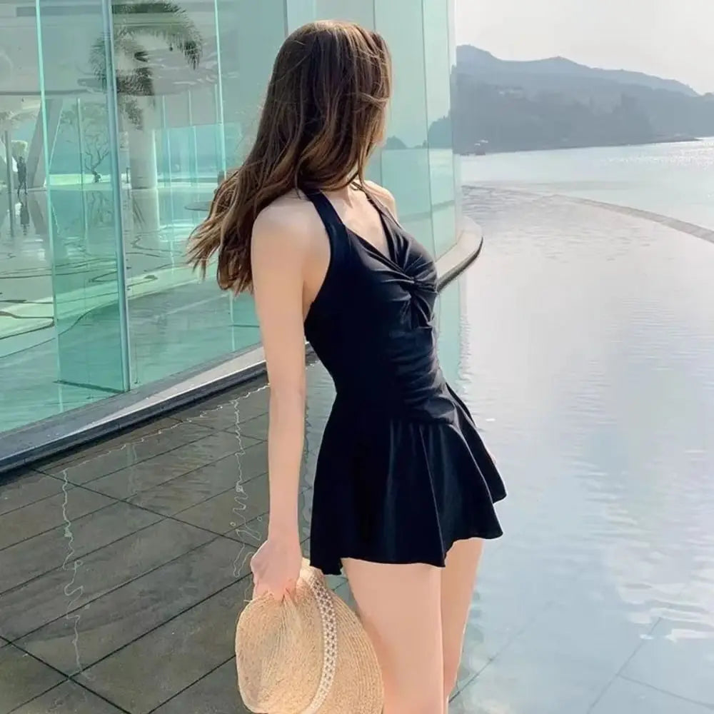 High Waist Women Beach Wear Swim Skirt Waterproof Sun Protection Beach Swimwear Pretty Swim Suit Summer Beach Dress Summer