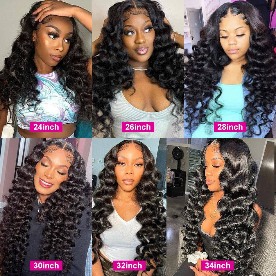 8-40 Inchs Loose Wave Bundles Brazilian Human Hair Weave Bundles 1/3/4 Bundles Deal Top Quality Human Hair Extensions Wholeasle