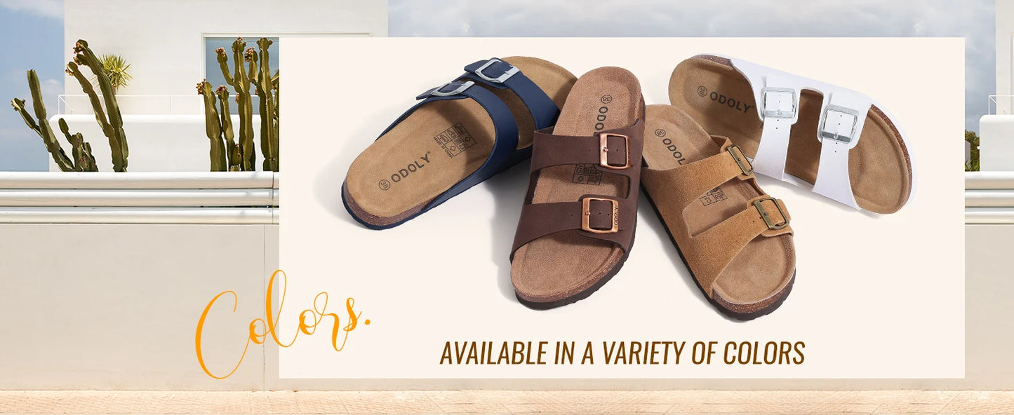 Evshine Men' s Cork Suede Mules with Arch Support Classic Potato Shoes Cozy Cork Footbed Clogs Slippers Men Fashion Beach Sandal