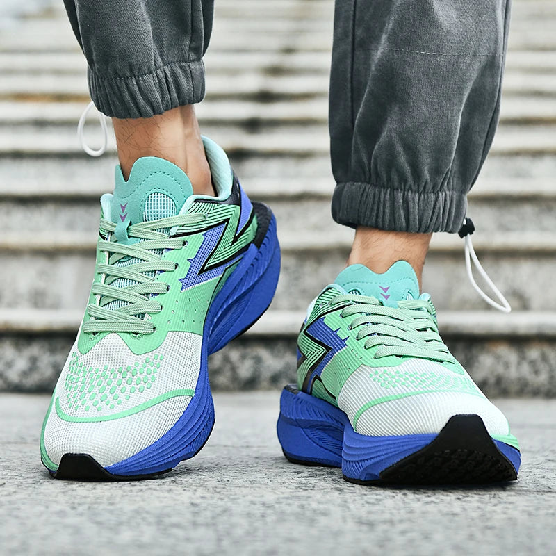 Running Shoes Carbon Board Speciality Marathon Men Sports Breathable Lightweight Women's Comfortable Athletic Nonskid Sneakers