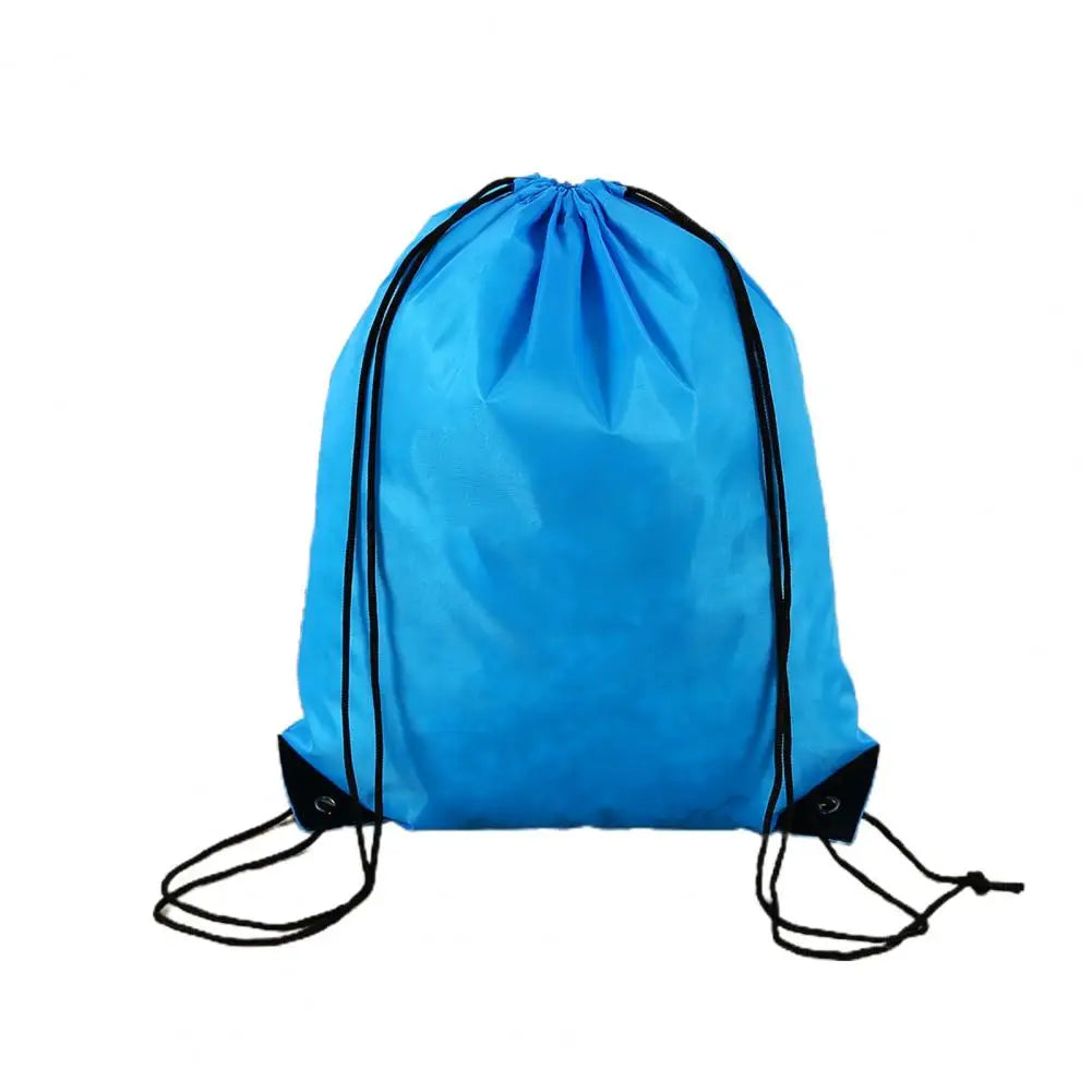Sports Bag Folding Multifunctional Double-shoulder Braided Drawstring Backpack Bag
