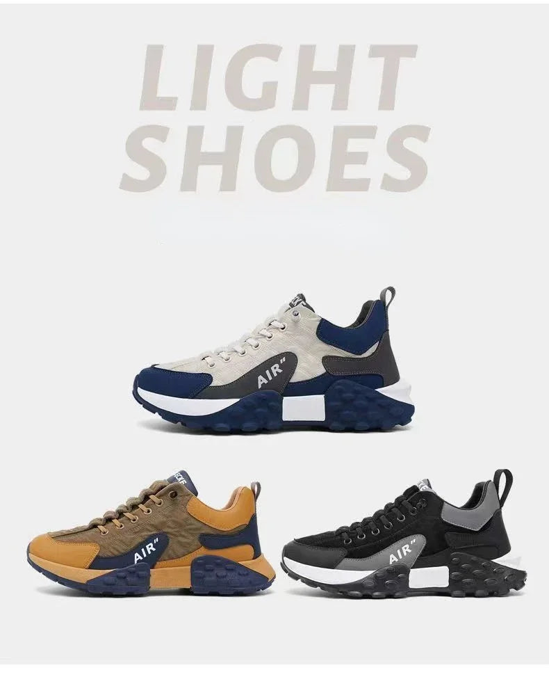 Hot Sale Men's Running Shoes High Quality Sneakers Fashion  Breathable Mens Vulcanized Shoes Outdoor Platform Men Casual Shoes