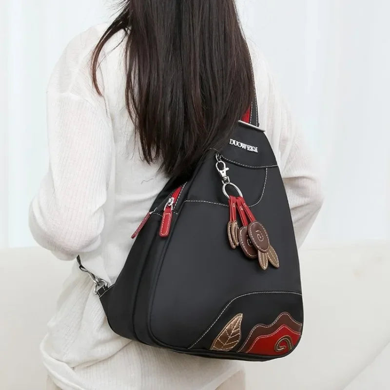 Casual Solid Nylon Designer Style Backpacks for Women 2026 High Quality Simple Versatile Commute Hot Trendy Sweet School Bags