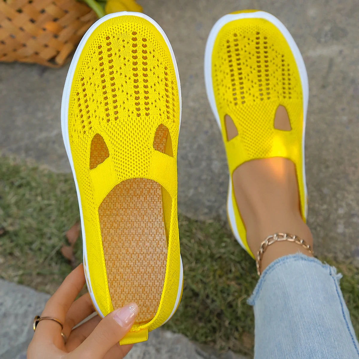 Women's Shoes, Women's Sports Shoes 2025, Breathable and Perforated Shoes, Breathable and Comfortable Shoes
