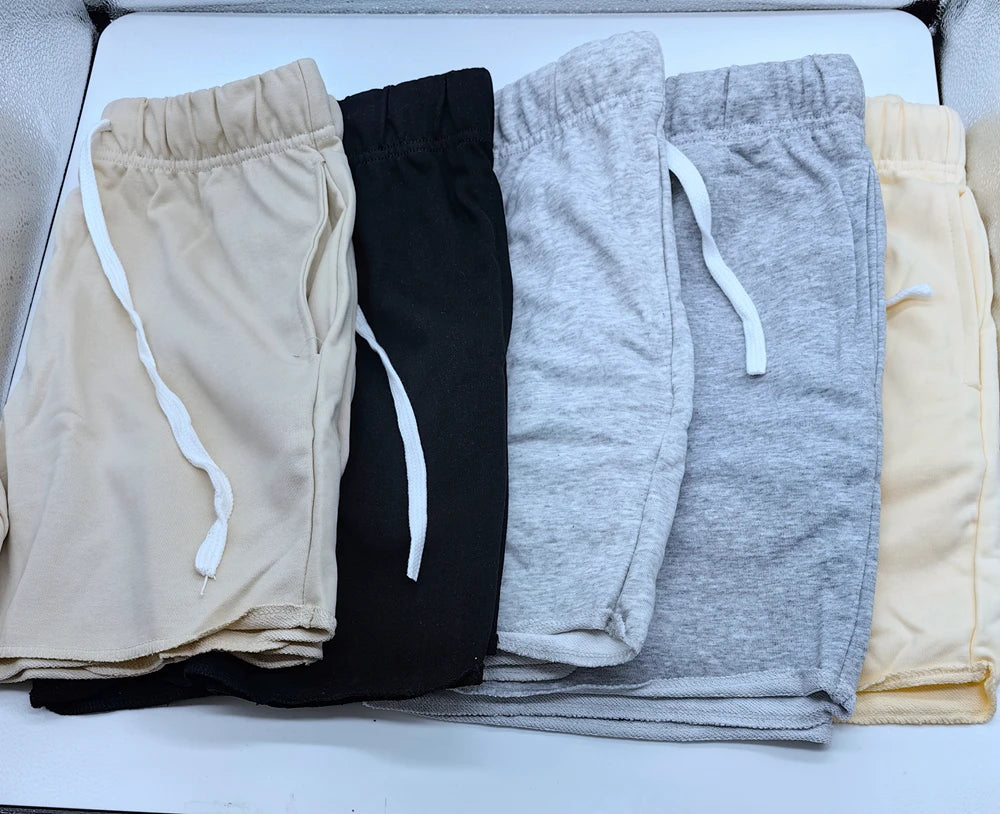 Mens Summer Cotton Sets Loose Sweatshirts Two-piece Kits Training Hoodie Pullover Hooded With Shorts Jogging Suits Streetwears