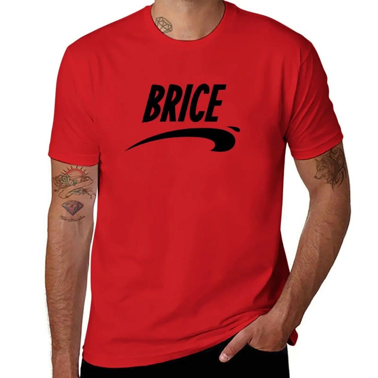 Brice from Nice T-Shirt graphics t shirt Short sleeve tee summer clothes black t shirts for men