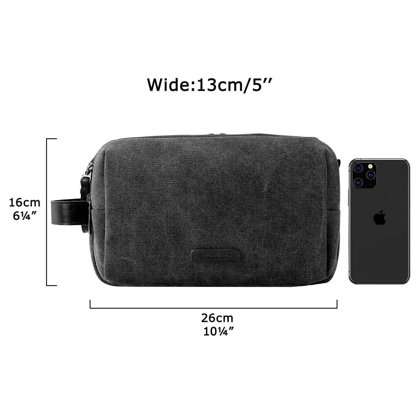 BAGSMART Toiletry Bag for Men Multifunction Outdoor Travel Cosmetic Bag Women Waterproof Makeup Bag Wash Pouch Handbag Organizer