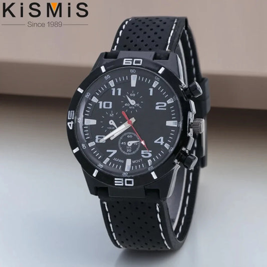 Fashion Men Quartz Watch Business Style Leather Strap Wristwatch 4 Colors Available Stylish Timepiece