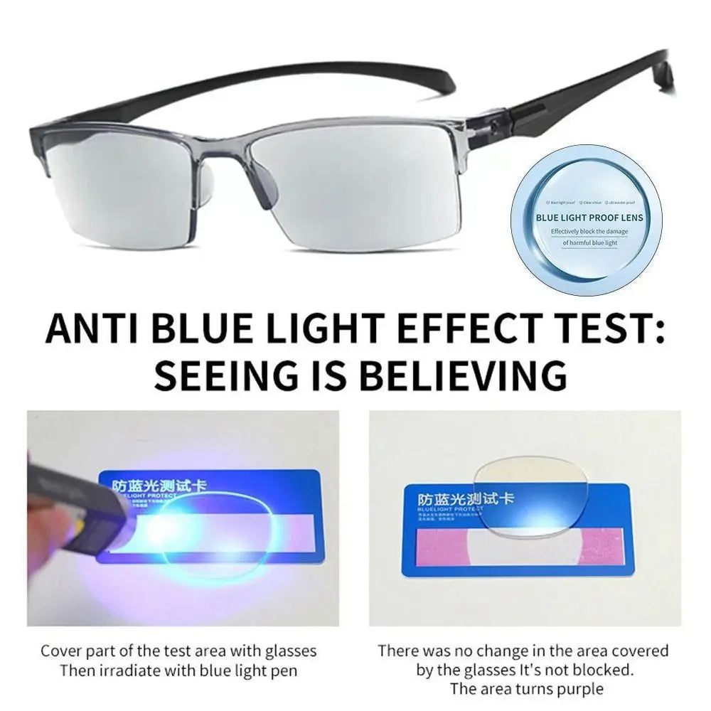 New Autofocus Power Anti-Blue Light Reading Glasses Near Far Smart Hyperopia Glasses Eye Protection Optical Spectacle Eyeglass BAZAARHUBO