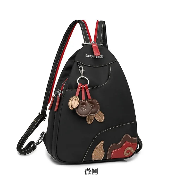 Casual Solid Nylon Designer Style Backpacks for Women 2026 High Quality Simple Versatile Commute Hot Trendy Sweet School Bags