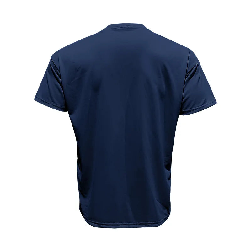 New Summer Style Fashion T-shirt and Utility Shorts Solid Color Set, a Casual and Sporty Men's Suit