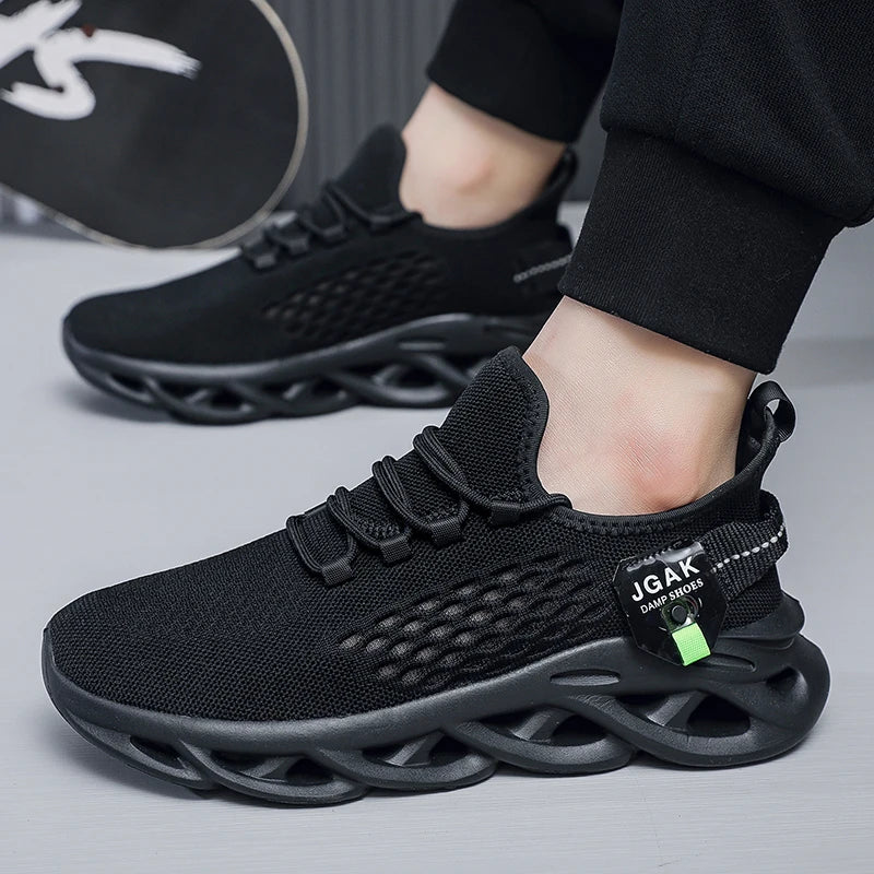 Plus Big Size 49 50 51 52 Men Mesh Sneakers Shock Absorbing Running Shoes Breathable Casual Walking Athletic Sports Trainers