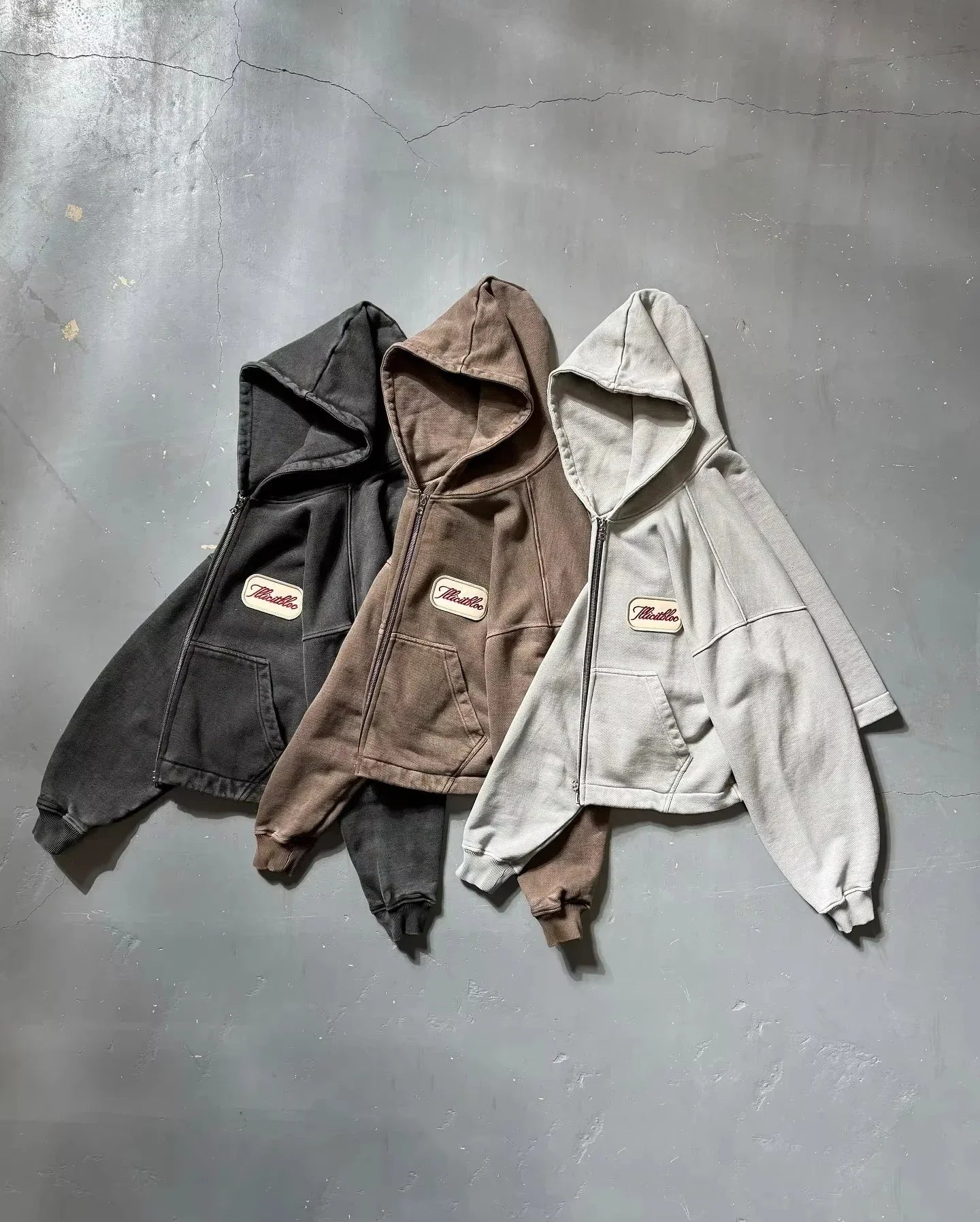 American Fashion Hip Hop Letter Embroidered Zipper Hoodie Men Street Y2K New Casual Loose Fleece Padded Sweatshirt Unisex Hoodie
