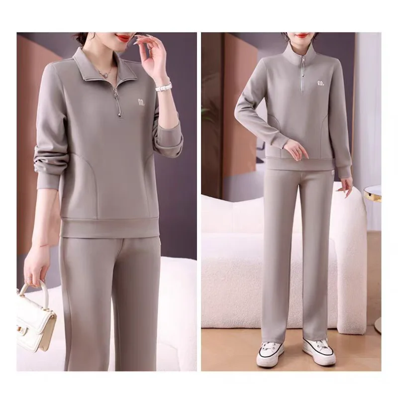 2025 Spring and Autumn New Women's Casual Sports Fashionable Young and Beautiful Two-Piece Set