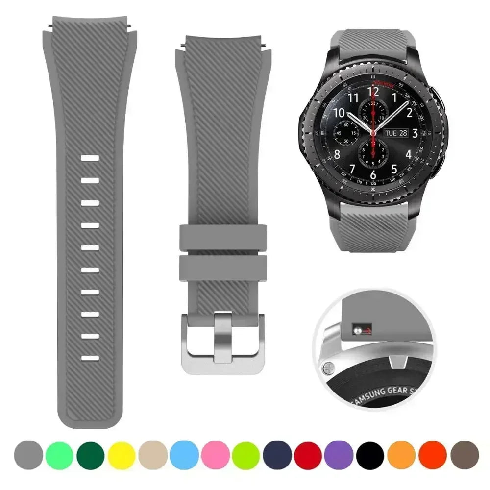 22mm Silicone Strap For New C20 Pro Smart Watch Wristband Bracelet Band For Zeblaze Btalk 3 Plus/Ares 3 Pro/Vibe 7 7 Pro 7 Lite