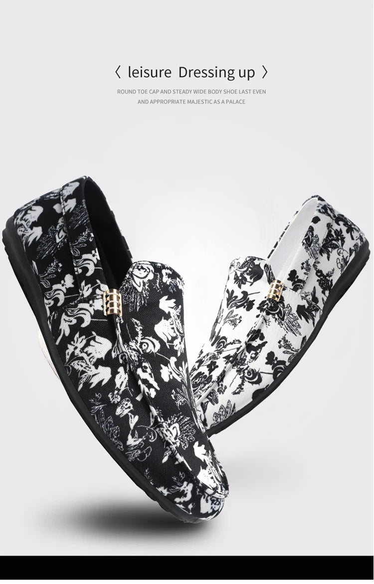 2026 Summer New Arrival Men's Chinese-Style Casual Shoes Minimalist Chinese-Style Loafers Retro-Chic Driving Shoes Work Shoes