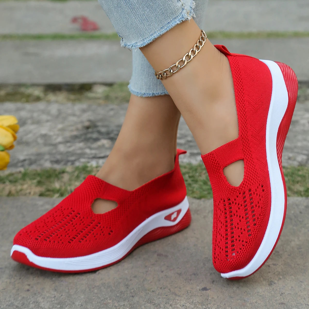 Women's Shoes, Women's Sports Shoes 2025, Breathable and Perforated Shoes, Breathable and Comfortable Shoes