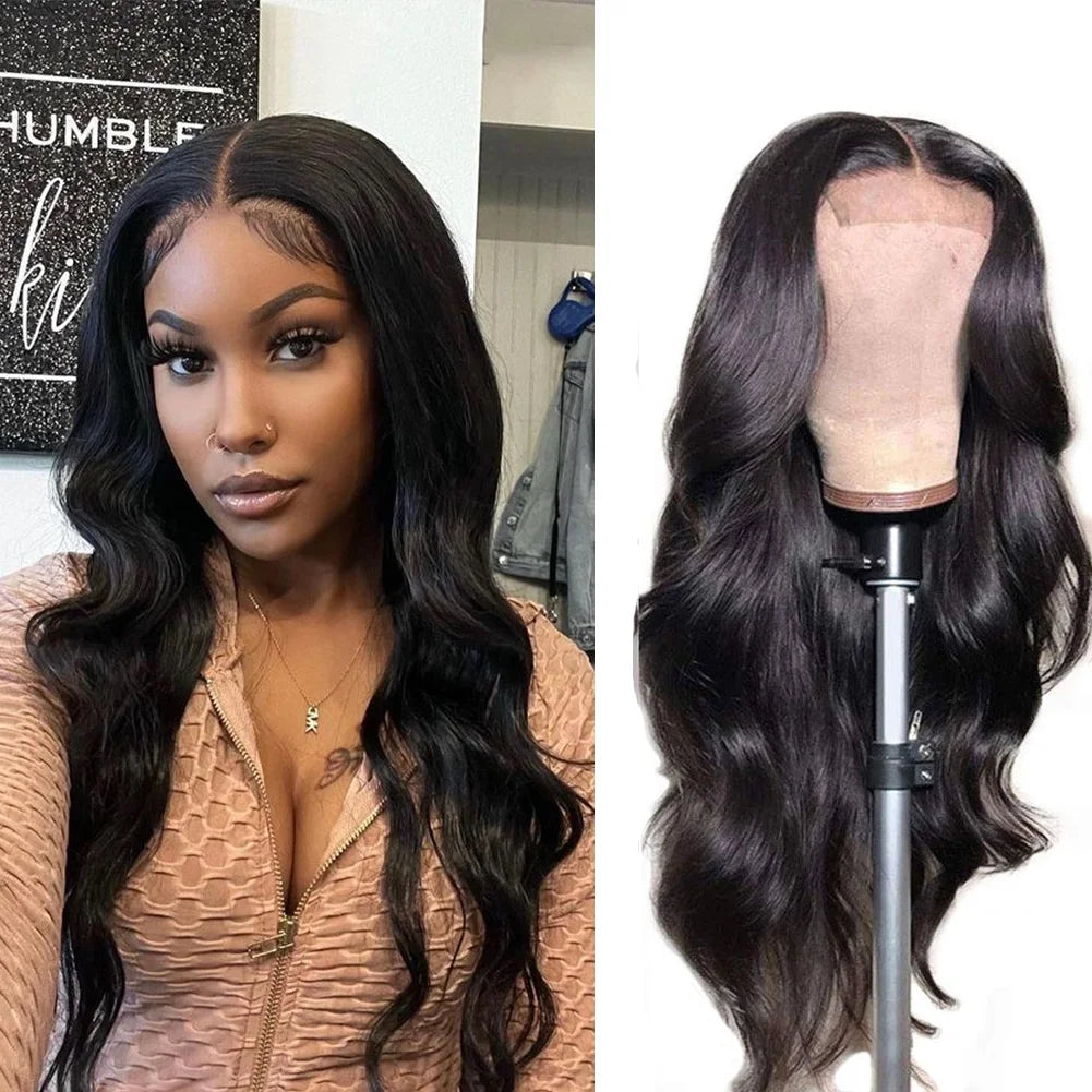 Body Wave Human Hair wigs 13x6/4 Transparent Lace Front Wigs HD Lace Frontal Wigs Body Wave 30 inches 4x4 Human Hair Lace Wigs