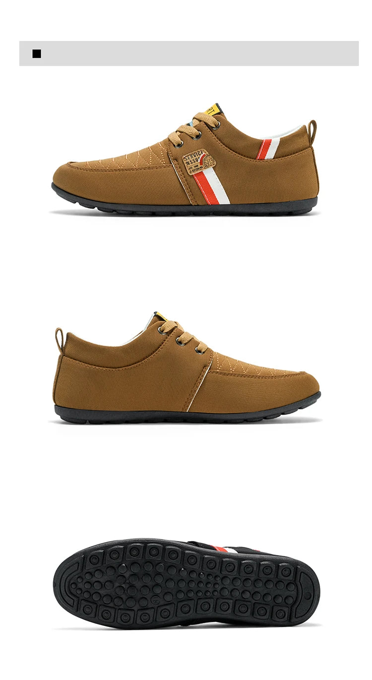 Men's Shoes New Style 2026 Spring and Autumn Flat Lightweight Sports Fashion Versatile Soft-Soled Casual Shoes Men's Simple Breathable Men's Shoes