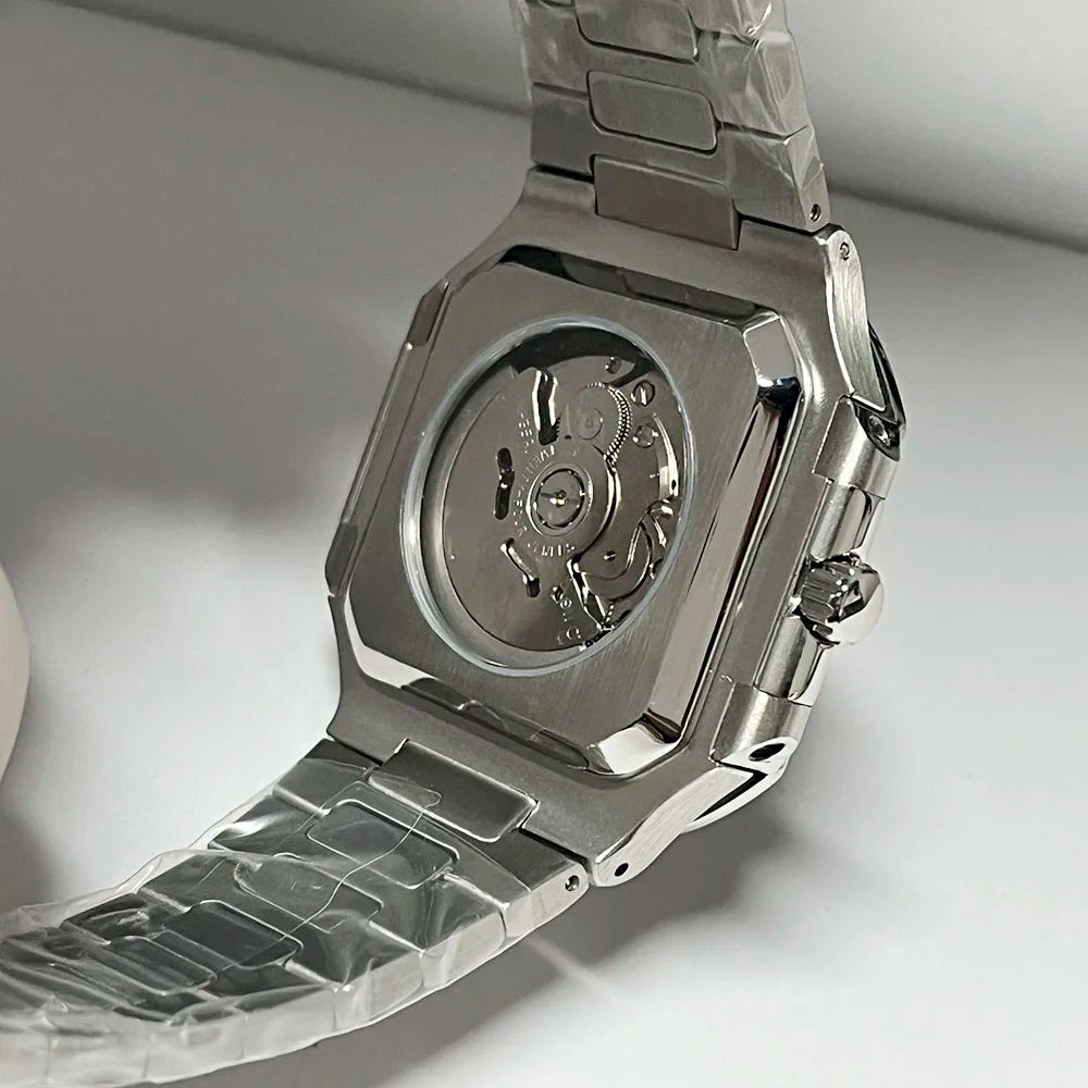 New 2025 38mm Classic Men's Mechanical Fashion Watch Luminous Sapphire Crystal NH35 Movement Waterproof