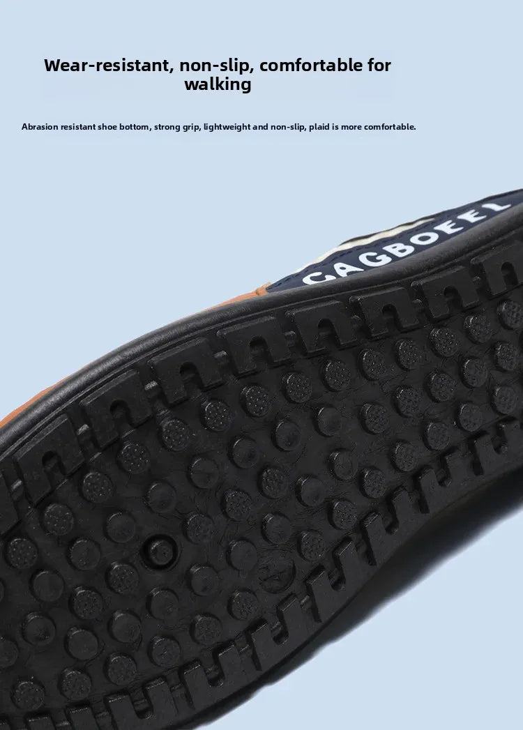Men's Summer New Large Size Comfortable Half Support Fashionable Korean Style Breathable Popular Casual Shoes Mesh Lining