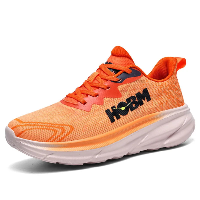 Men's Sports Shoes Thick Sole Running Shoes Breathable High Quality Soft Sole Outdoor Sports Leisure Mesh Women's Running Shoes