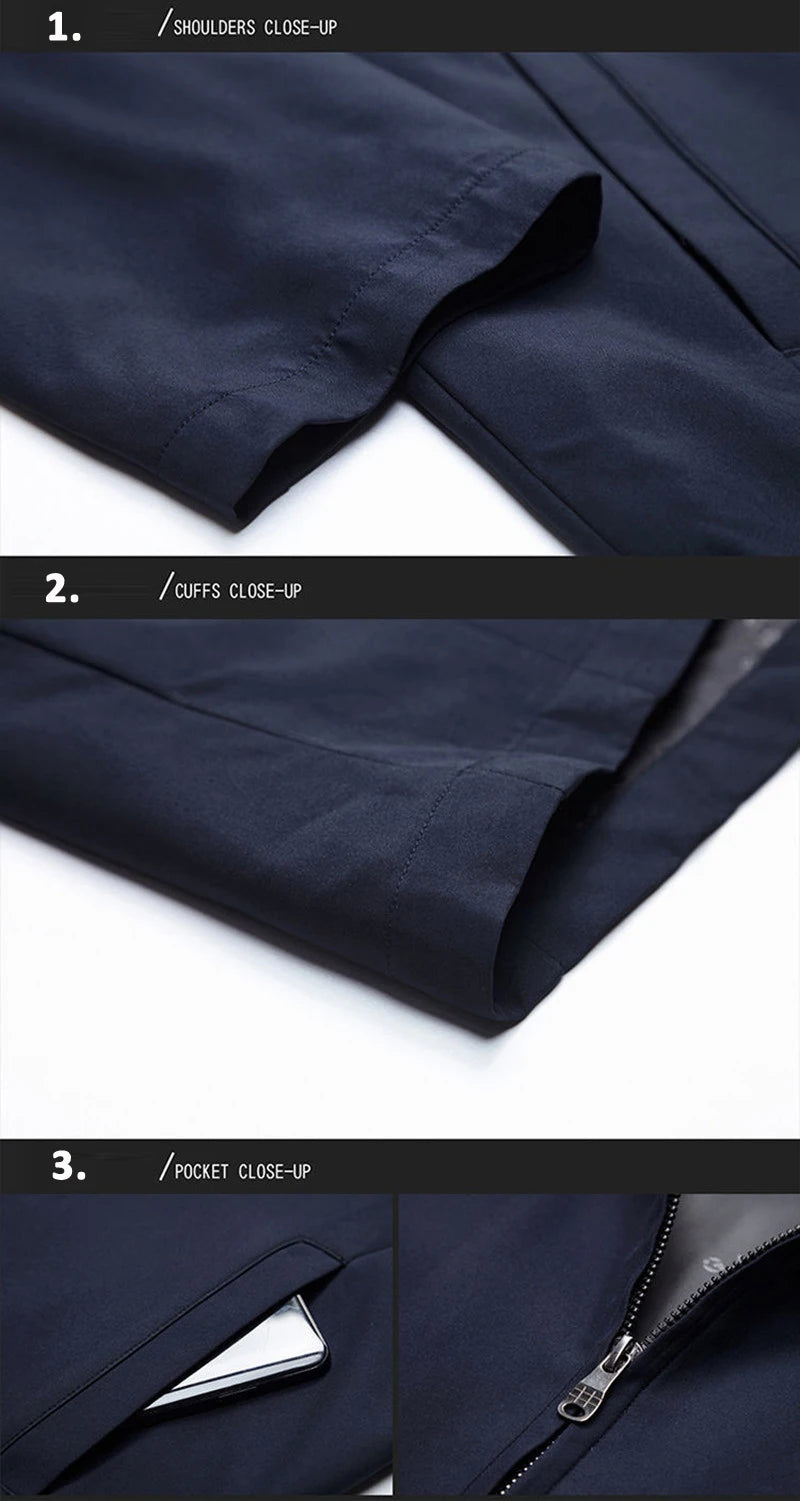 Loose Casual Business Men's Jacket Blazers for Men Formal Social Jacket Solid Color Luxury Office Dress Coat Spring Autumn New