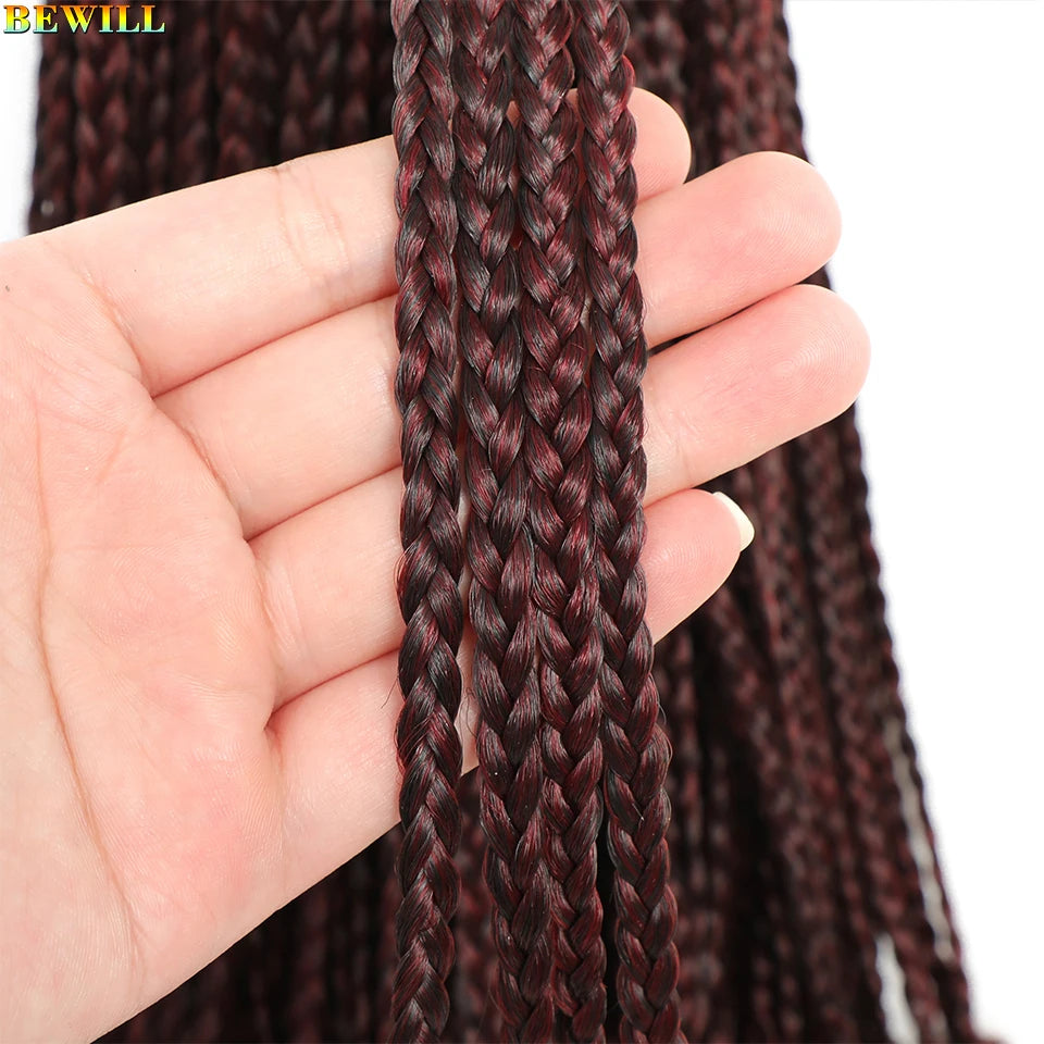 14 18 24 Inch French Curl Crochet Braids Boho Goddess French Curl Box Braids Crochet Hair Synthetic French Curly Braiding Hair