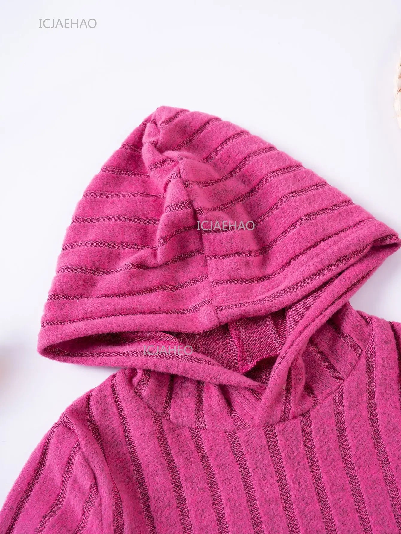 Girls Children Outfit Set Hooded Knit Sweater Long Sleeve Solid Pants Casual Clothing for Kids Toddler Daily Wear Autumn Spring