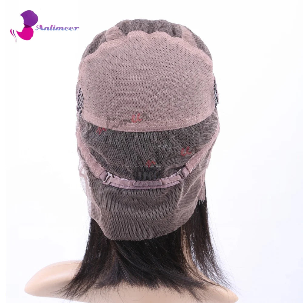 Glueless Silky Straight Human Hair Jet Black Deep Part 13x4 Silk Top Lace Front Wigs Pre Plucked 13x6/360/Full Lace Wigs