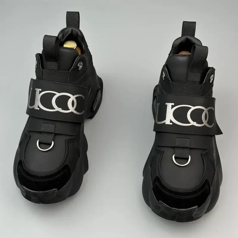 Men's Sport Shoes Comfortable Casual Running Shoes 2026 Spring Autumn Thick Bottom Heightening Korean Style Versatile Dad Shoes