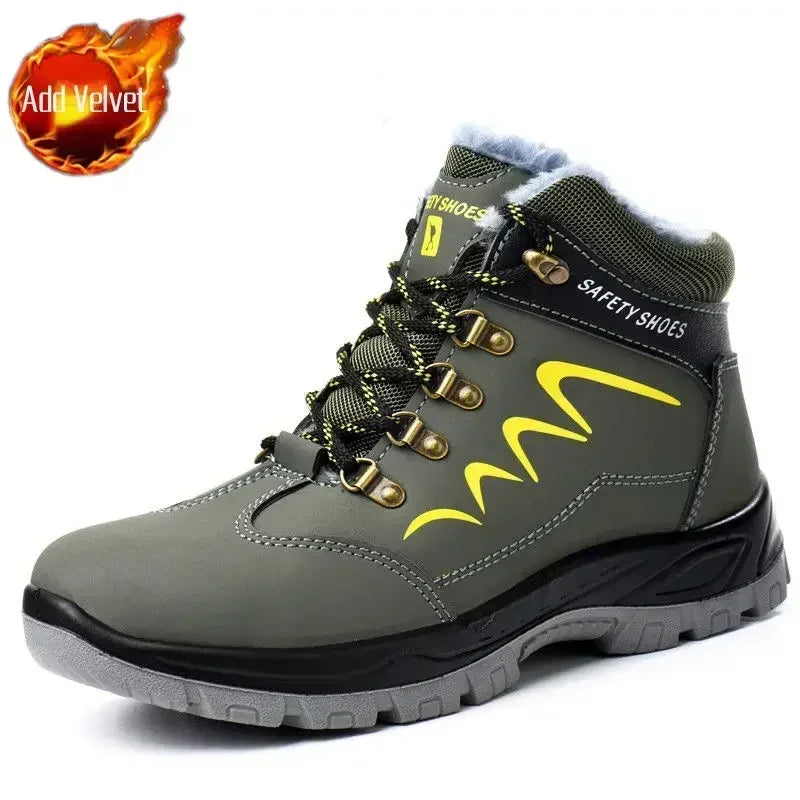Man Shoes Leather Booties Waterproof Boots for Men Lace Up Ankle Short Barrel Retro Trendy 2025 Sale Offer New Fashion Low Price