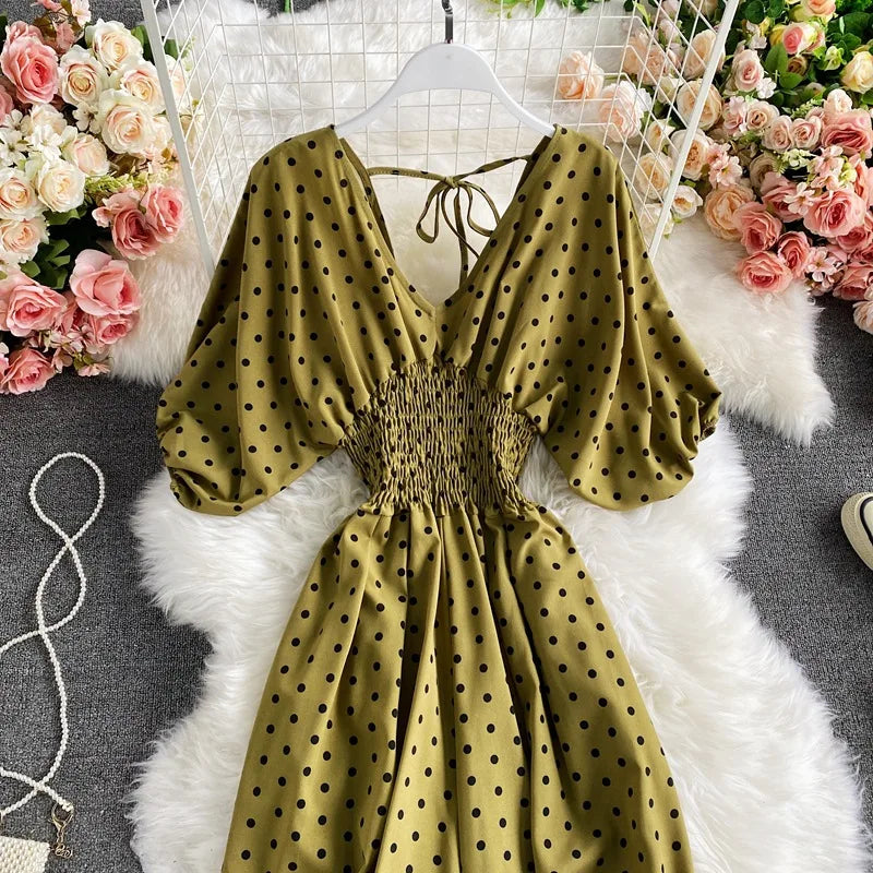 V Neck Sexy Dolman Sleeves Waist Slim Floral Print Jumpsuit Women Wide Leg Trousers Jumpsuit