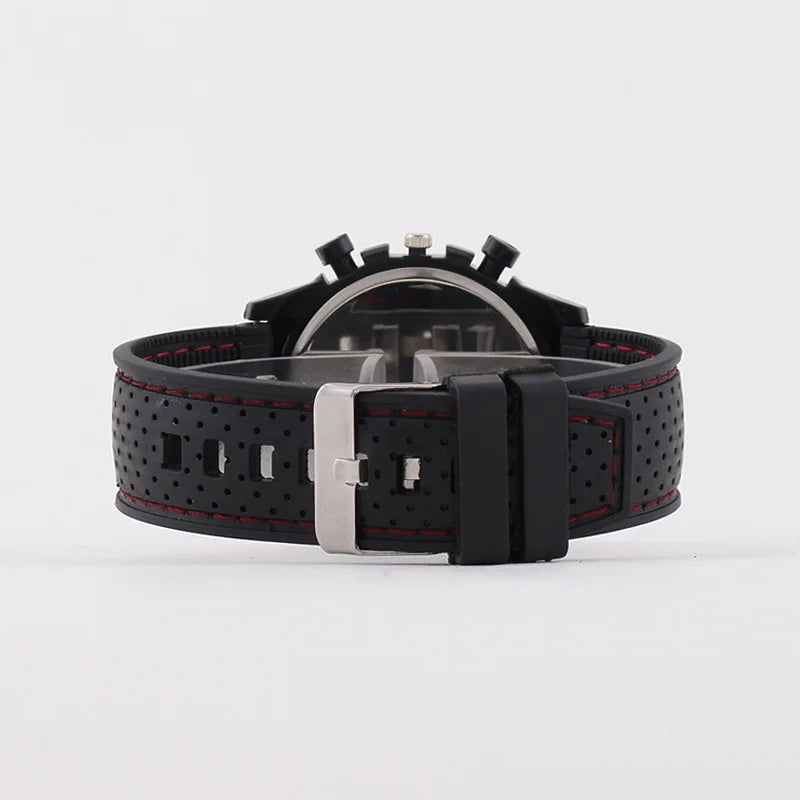 Fashion Men Quartz Watch Business Style Leather Strap Wristwatch 4 Colors Available Stylish Timepiece