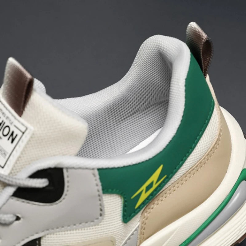 Fashion Men's Shoes Non Slip Platform Shoes Lace Up Mesh Outdoor Man Running Shoes High Quality Breathable Men Sneakers New 2025
