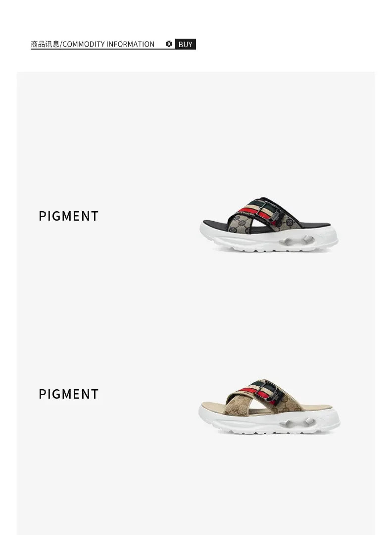 Lightweight Casual Sandals For Men Neat Minimalist Cut Breathable Summer Shoes Soft Sole Footwear For Walking And Commuting