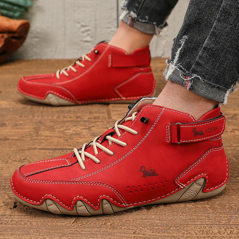 Leisure Men's Boots High-quality Stitching Soft Sole Comfortable Breathable Non Slip Durable Upper Cycling Couple Platform Boots