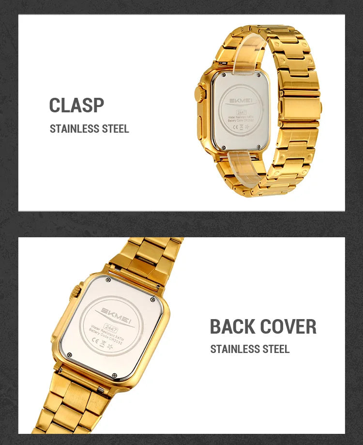 SKMEI 2447 Brand Fashion Men's Electronic Watch Calendar Alarm Clock Luminous Countdown Digital Watches for Man reloj hombre