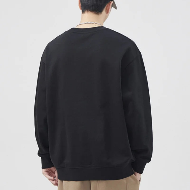 Plus Size Pullovers Men's Sweatshirts 110-185kg Oversized Round Neck Long Sleeve Tees Loose Tops Big Size Male Clothing 1XL-7XL