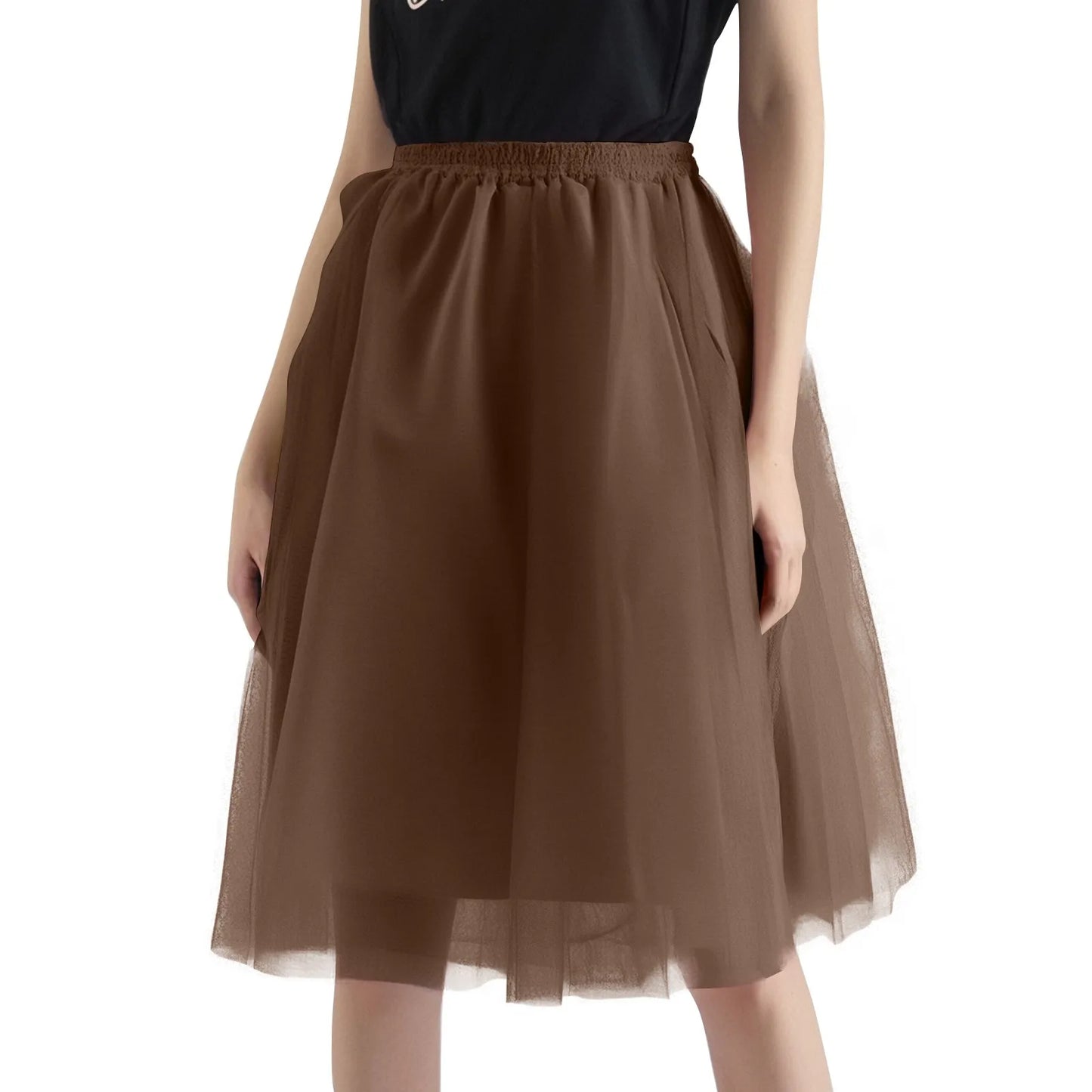 Tutu Skirt For Women 50s Skirt Retro Party Tulle Ballet Rockabilly Petticoat Underskirt Dance Dress Cosplay Mesh Skirt