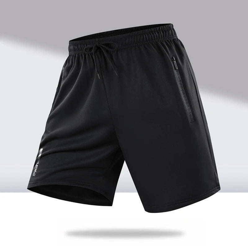 Men's Summer Sports Shorts Ice Silk Breathable Five-Point Running Fitness Loose Clothing