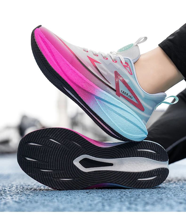 Men Running Shoes Marathon Men's Sneakers Casual Carbon Board Speciality Sports Lightweight Women's Athletic Nonskid Sneaker Men