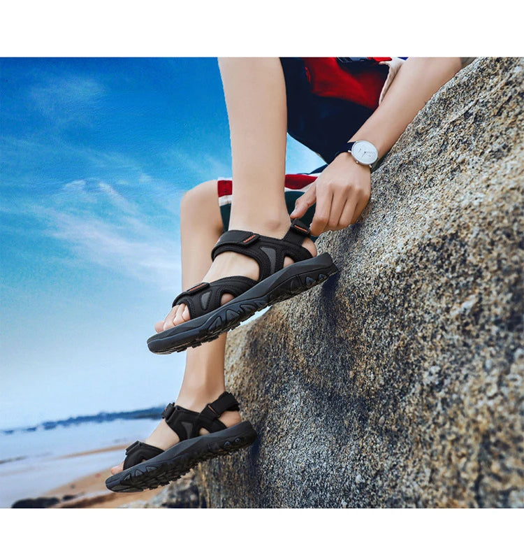 Shoes Men's Sandals Summer 2025 Outdoor Classics Walking Men Sandals Big Size 46 Gladiator Sandalias New Platform Water Footwear