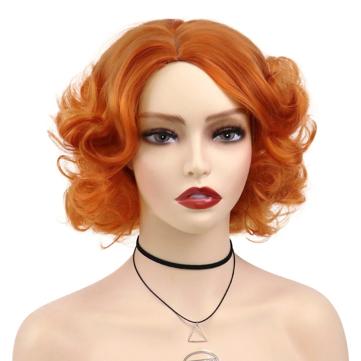 GNIMEGIL Synthetic Cosplay Wig Short Curly Hair Platinum Blonde Wigs for White Women Fluffy Curls Flip 60s Gatsby Hairstyle Wigs