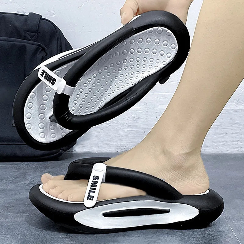 Fashion Men Slippers Bathroom Platform Sandals Women Flip Flops Indoor Non-slip EVA Slides Man Summer Slippers Men Beach Shoes