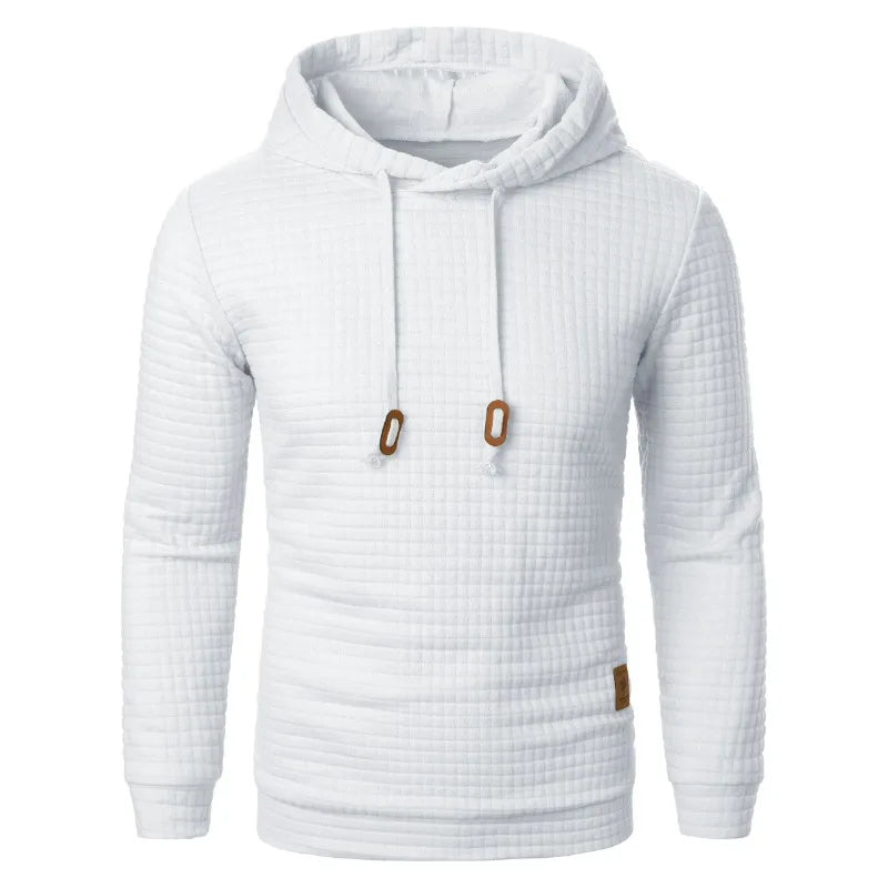 New Outdoor Men's Long Sleeve Hoodie Sweatshirts Autum Breathable Solid Color Coats Sport Streetwear Pullover Tracksuit Men